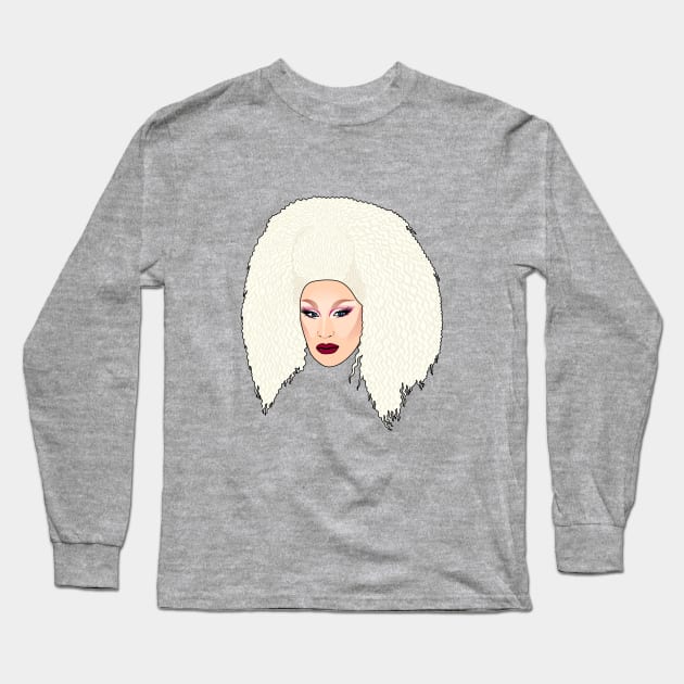 The Vivienne | Glamour Long Sleeve T-Shirt by Jakmalone